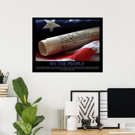 We The People Poster ポスター (ホームオフィス)