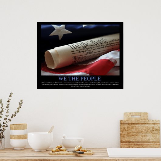 We The People Poster ポスター (キッチン)