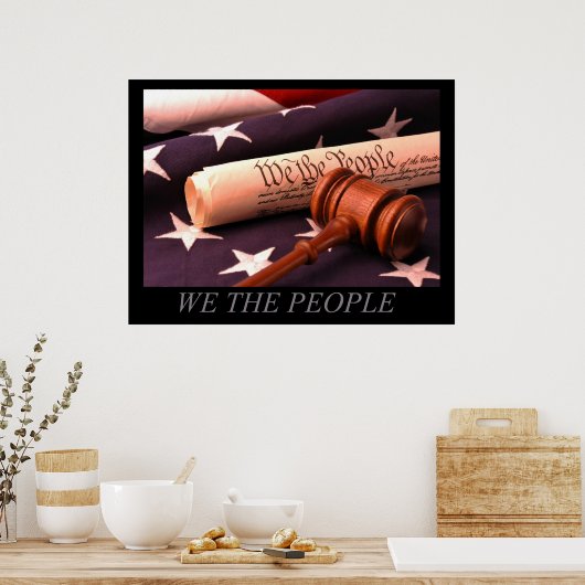 We The People Poster ポスター (キッチン)