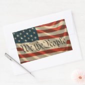 We the People Sticker 長方形シール (封筒)