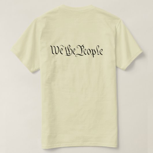 We the People T-shirt Tシャツ (デザイン裏面)