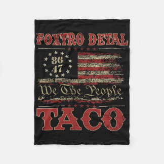 We The People Taco Foxtrot Delta Taco 2  フリースブランケット