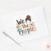 We the people trendy mom lifestyle twist スクエアシール (封筒)