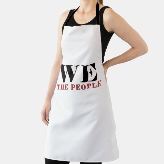 We The People Typography Apron | Patriotic エプロン (インサイチュ)
