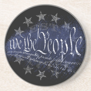 WE THE PEOPLE Vintage 13 Stars 1776 コースター
