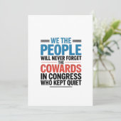 We the People Will Never Forget the Cowards  セーブザデート (スタンド正面)