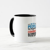 We the People Will Never Forget the Cowards  マグカップ (正面左)