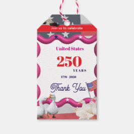 We The Silly Geese 250th Funny Celebration ギフトタグ