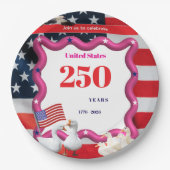 We The Silly Geese 250th Funny Celebration ペーパープレート (正面)