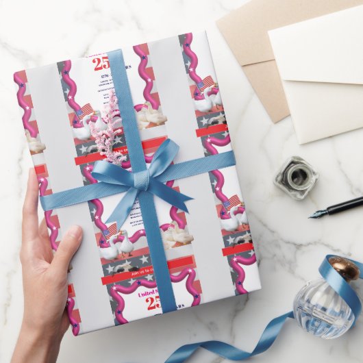 We The Silly Geese 250th Funny Celebration ラッピングペーパー (ギフト)