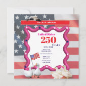 We The Silly Geese 250th Funny Celebration 招待状 (正面)