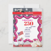 We The Silly Geese 250th Funny Celebration 招待状 (正面)