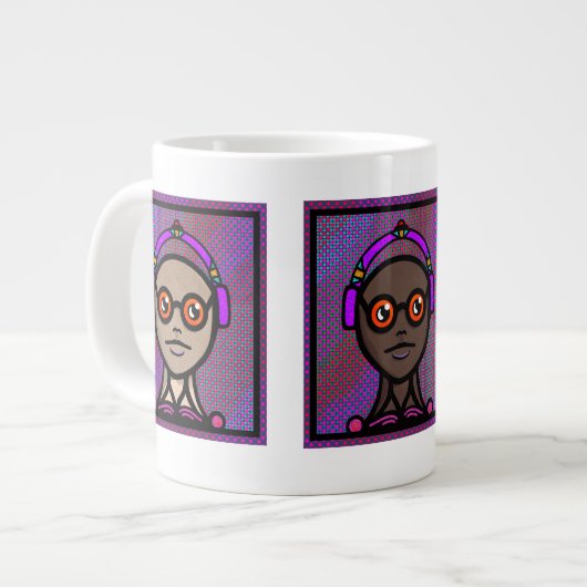 We three see Specialty Mug ジャンボコーヒーマグカップ (正面左)