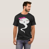We Used To Live in Your Balls Fathers Day Cute Gir Tシャツ (正面フル)