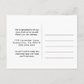 We’ve Moved Card With House Photo – Address 案内ポストカード (裏面)