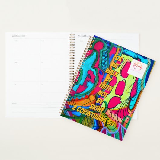 We walk by faith not by sight  プランナー手帳 (ディスプレー)