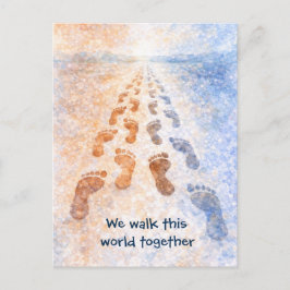 We Walk This World Together Postcard シーズンポストカード