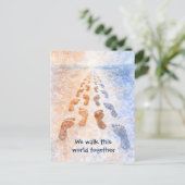 We Walk This World Together Postcard シーズンポストカード (スタンド正面)