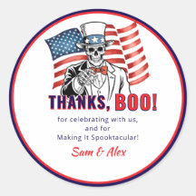 We Want Boo Patriotic Halloween Costume Party