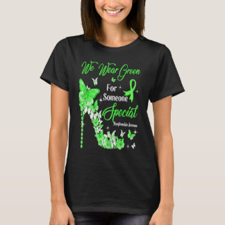 We Wear Green Butterflies Neurofibromatosis Awaren Tシャツ