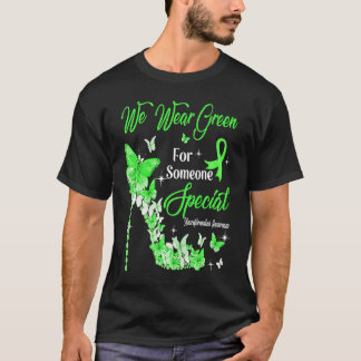 We Wear Green Butterflies Neurofibromatosis Awaren Tシャツ