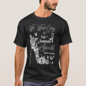 We Wear Grey Butterflies Dyslexia Awareness Tシャツ (正面)