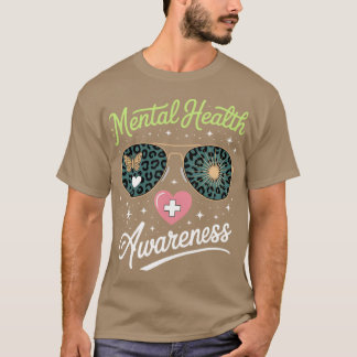 We Wear I Wear Green Mental Health Awareness Month Tシャツ