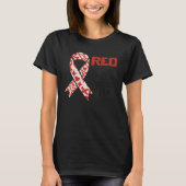 We Wear Red For Red Ribbon Week Awareness 2 Tシャツ (正面)