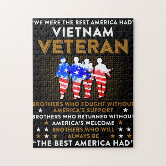 We Were The Best America Had Vietnam Veteran TShir ジグソーパズル (縦)