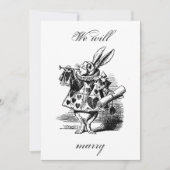 We will marry – Announcement to the wedding 招待状 (正面)