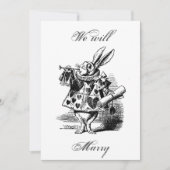 We will marry – Announcement to the wedding 招待状 (正面)