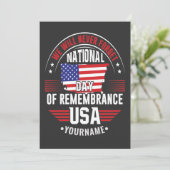 We Will Never Forget National Day of Remembrance サンキューカード (スタンド正面)