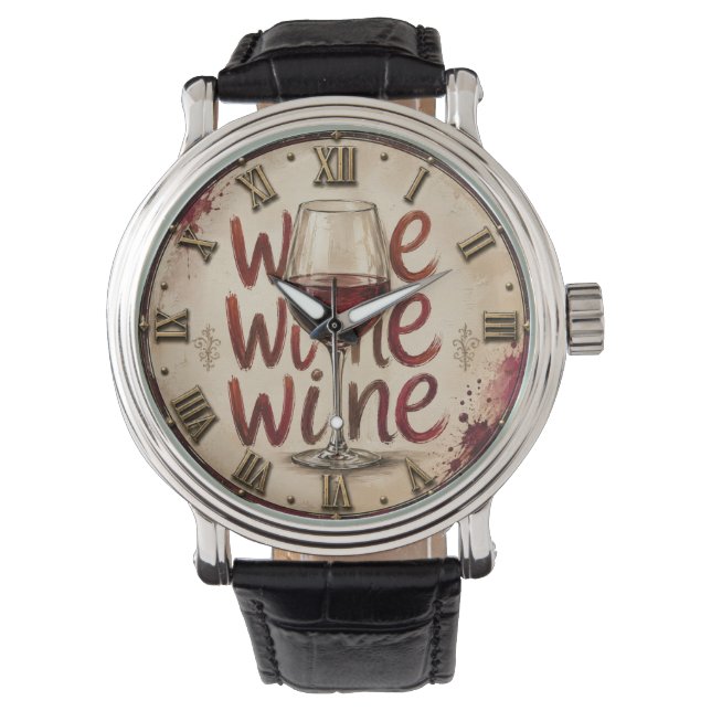 We Wine  腕時計 (正面)