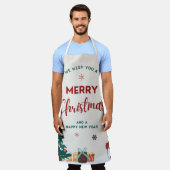 We Wish You エプロン (着用した状態)