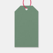 We Wish You A Merry Christmas Green ギフトタグ (裏面)