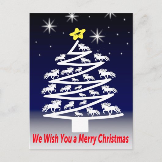 We Wish you a Merry Christmass Postkarte ポストカード (正面)