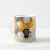 We Wish You a Very Happy Birthday コーヒーマグカップ (正面左)