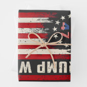 We Won TRUMP INAUGURATION American Flag ラッピングペーパーシート (インサイチュ)