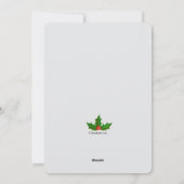 We "Woof" You Holiday Photo Card シーズンカード (裏面)