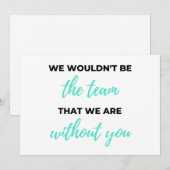 We Wouldn't Be The Team That We Are 2 シーズンカード (正面/裏面)