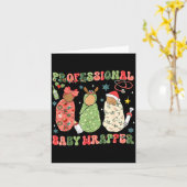 We Wrap The L D Nicu Mother Baby Nurse Xmas カード (黄色い花)