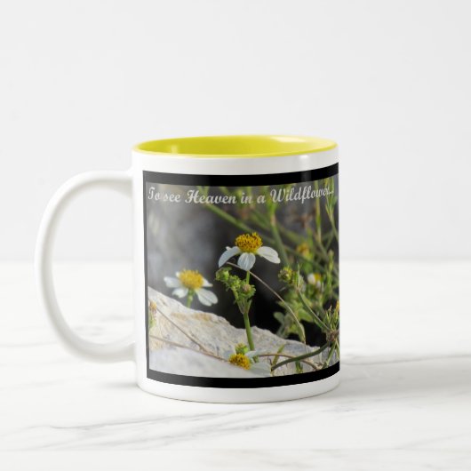 Weake Up To WildFlowers Mug ツートーンマグカップ (左)