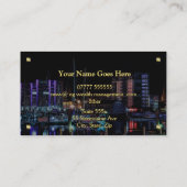 Wealth Advisor、金ゴールド・ネームプレート、Yachting Marina 名刺 (裏面)