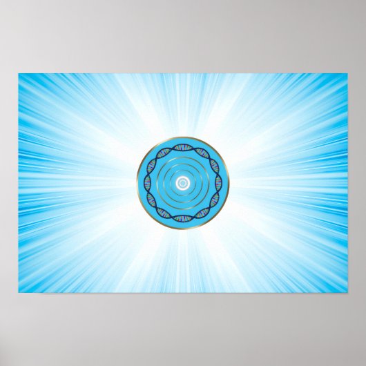 Wealth and happiness manifestation art for ポスター (正面)