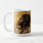 Wealth and Luxury Mindset Inspirational Print コーヒーマグカップ (左)