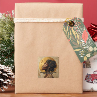 Wealth and Luxury Mindset Inspirational Print スクエアシール