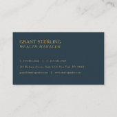 Wealth Manager Nautical Compass Professional 名刺 (裏面)