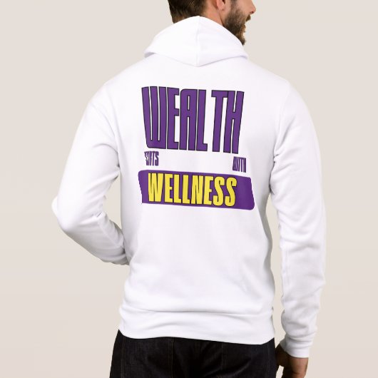 Wealth Starts With Wellness Compound Movement Zip  パーカ (裏面)