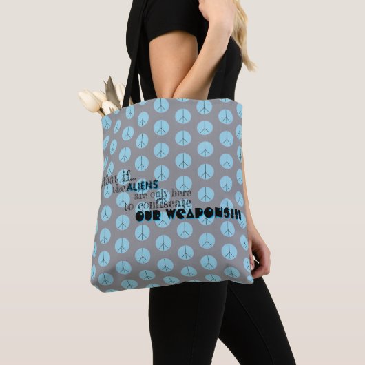 Weapon Alien Abduction Tote トートバッグ (クローズアップ)
