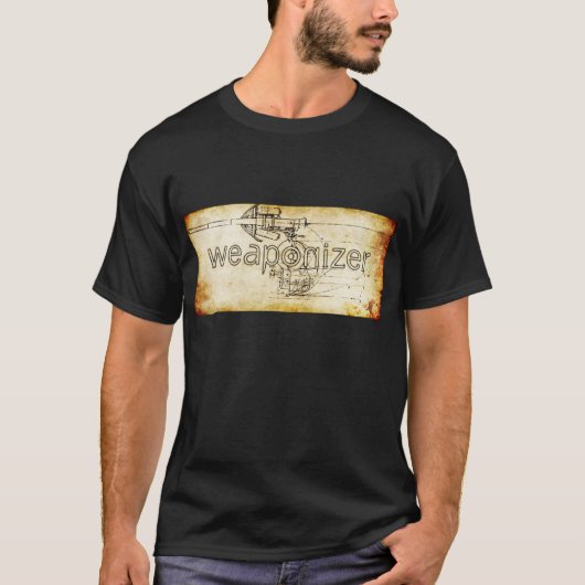 Weaponizer Steampunkの羊皮紙 Tシャツ (正面)